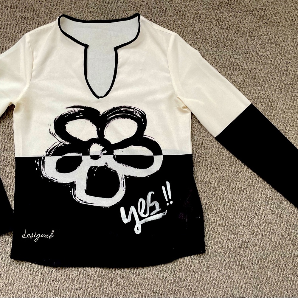 PreOwned: Desigual Women’s Long Sleeve Blouse - Size Small